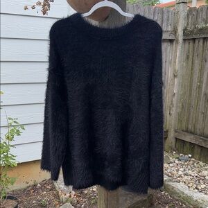 NWT Free People Harrison Bunny Crew Fuzzy Sweater